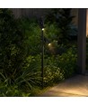 V-Tac 4W dubbel LED-spjutspotlight - Svart aluminium, 4000K, utomhus