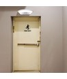 10W LED utomhusvägglamp med PIR-sensor - Vit, 4000K, Cree-chip