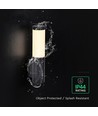 V-Tac 6W LED vägglamp - IP44, 3000K, utomhus