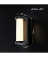 V-Tac 8W LED vägglampa - IP44, 3000K, utomhus