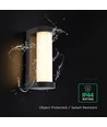 V-Tac 8W LED vägglampa - IP44, 3000K, utomhus