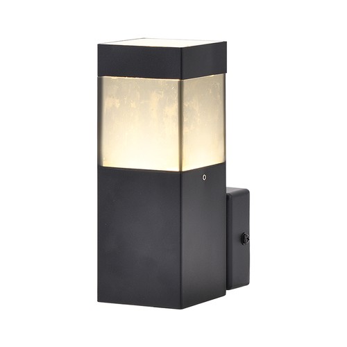 V-Tac GU10 vägglampa - Svart, IP44 utomhus