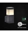 V-Tac GU10 vägglampa - Svart, IP44 utomhus