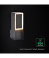 V-Tac 5W LED vägglampa - IP54, 3000K, utomhus