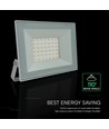 30W LED strålkastare - Vitt hus, 6500K