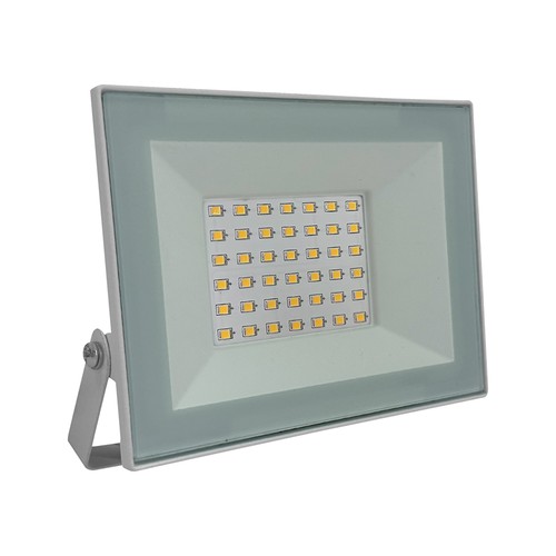 V-Tac 30W LED strålkastare - Vit kropp, 4000K