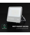 V-Tac 100W LED strålkastare - 185lm/W, Cree chip, svart hus, 6 års garanti