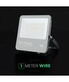 100W LED strålkastare - 185lm/W, Cree chip, svart, 6500K, 6 års garanti