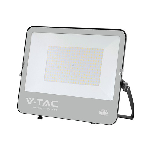 200W LED strålkastare - 185lm/W, CREE chip, 4000K, svart, 6 års garanti