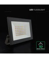 V-Tac 30W Slimline LED strålkastare - Svart hölje, 4000K