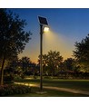 V-Tac LED solcellsprojektor med PIR-sensor - 150lm/W, IP65, 6000K