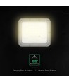 V-Tac LED solcellsprojektor med PIR-sensor - 150lm/W, IP65, 6000K