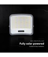 V-Tac 25W LED strålkastare med solcell - IP65, svart