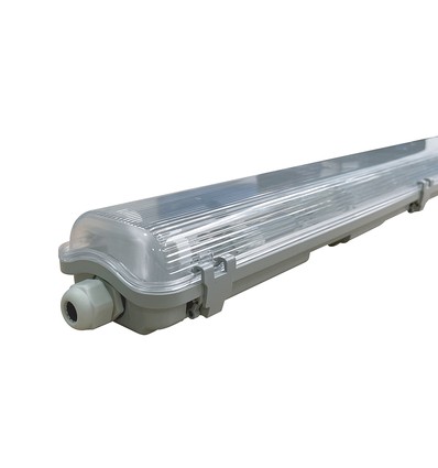 V-Tac 150cm T8 LED armatur - För 2x 150cm LED-lysrör, IP65 vattentät