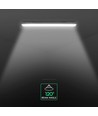 V-Tac 120cm T8 LED armatur - För 1x 120cm LED-rör, IP65 vattentät
