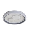 V-Tac 2x30W LED dekorativ taklampa - Dimbar, 3-i-1 CCT, RF-fjärrkontroll, vit/grå