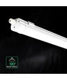 150 cm 48W vattentät komplett LED-armatur - 120 lm/W, CCT