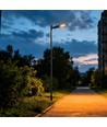 V-Tac 40W LED solcells-gatubelysning - 9,6V, LiFePO4-batteri, CCT