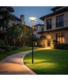V-Tac 20W Lotus LED solcell trädgårdslampa - LiFePO4 batteri, 6000mAh, 3-i-1
