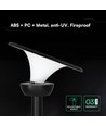 V-Tac 20W Lotus LED solcell trädgårdslampa - LiFePO4 batteri, 6000mAh, 3-i-1