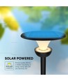 V-Tac 20W Lotus LED solcell trädgårdslampa - LiFePO4 batteri, 6000mAh, 3-i-1