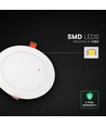 18W rund LED infälld panel - CCT 3-i-1, Cree-chip, 6 års garanti