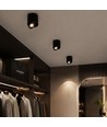 12W LED utanpåliggande spot - IP44, svart, CCT, Cree-chip
