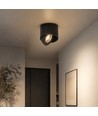 12W LED utanpåliggande spot - IP44, svart, CCT, Cree-chip