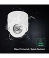 V-Tac 18W LED utanpåliggande spotlight - IP44, Cree-chip, 3-i-1 CCT, vit