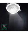 V-Tac 12W LED COB downlight CCT - IP44, Cree-chip, vit