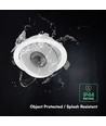 V-Tac 12W LED COB downlight CCT - IP44, Cree-chip, vit