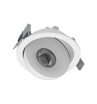 V-Tac 18W COB LED downlight - IP44, CCT, Cree-chip, vit, 6 års garanti
