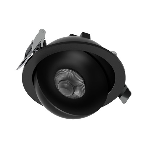 V-Tac 18W LED-downlight - IP44, CCT, Cree-chip, svart