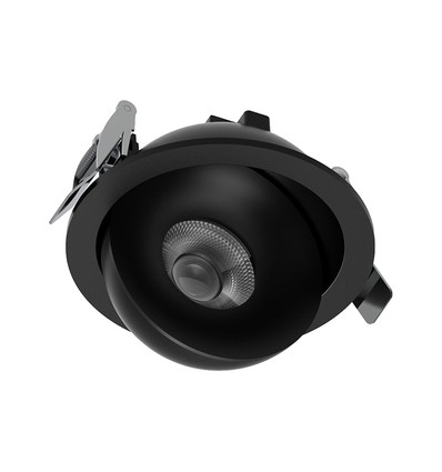 V-Tac 18W LED-downlight - IP44, CCT, Cree-chip, svart