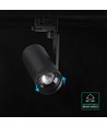 V-Tac 30W 3-fas zoombar skenspot - CCT, 25°-50°, svart