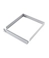 Hög ram för 60x60 LED-panel - Snabbmonterad, utan synliga skruvar, vit kant, 65mm hög