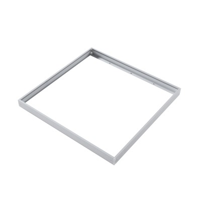 Ram för 60x60 LED-panel - Snabbmontering, plasthörn, vit kant