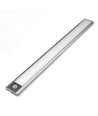 40cm 2W LED skåpbelysning med sensor - Silver, uppladdningsbar, IP20