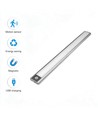 40cm 2W LED skåpbelysning med sensor - Silver, uppladdningsbar, IP20