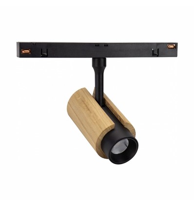 6W System Shift CCT Spot S Wood - 24°, svart, CCT-switch