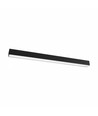 120cm 50W Allday Essential LED takarmatur - CCT, svart, IP20
