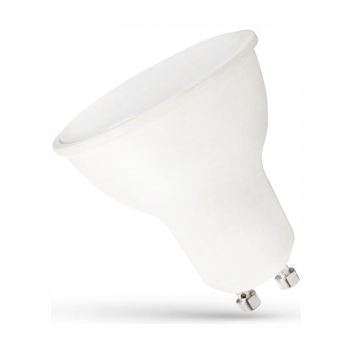 Spectrum GU10 9W LED-lampa - Kall vit, matt glas