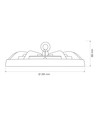 150W LED High Bay - CCT, vit