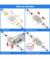 Slim Skarv för LED strip - 10mm, RGB, IP20, 5V-24V