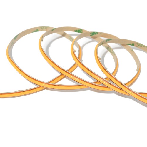 5m 8W/m COB-LED strip Anycut RA90 - 24V DC, 400 LED per meter, 5mm bred, 1m kabel