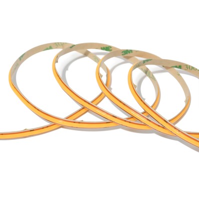 5m 8W/m COB-LED strip Anycut RA90 - 24V DC, 400 LED per meter, 5mm bred, 1m kabel