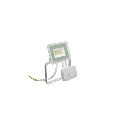 NOCTIS LUX 3 STRÅLKASTARE 10W 230V IP44 114x150x53mm VIT med PIR-sensor