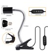 Reptil LED-lampa UVB - 5W, klämfäste