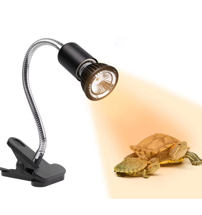 Reptil LED-lampa UVB - 5W, klämfäste