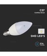 E14 4,5W LED kronljus - C37, Samsung LED-chip